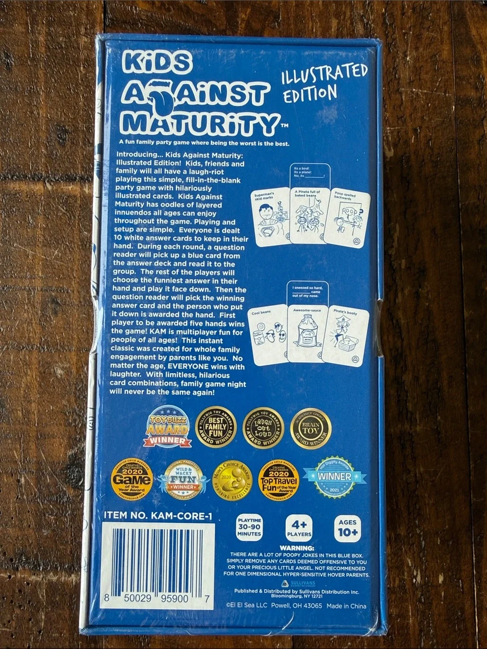 Kids Against Maturity Illustrated Edition Family Card Game Ages 10+ NEW SEALED